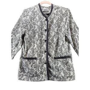 Carly Blake Womens Blazer Multi-Color Size 32in From Pit To Pit Button Pockets